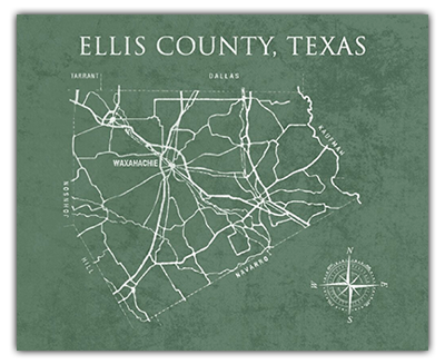 Thank You Map - Ellis County Title Company